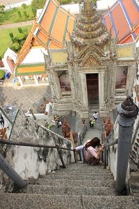 Wat Po Steep Stairs