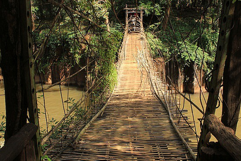 Rickety Bamboo Bridge
