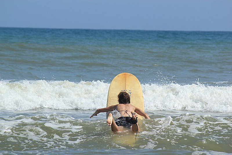 Anna Surfing