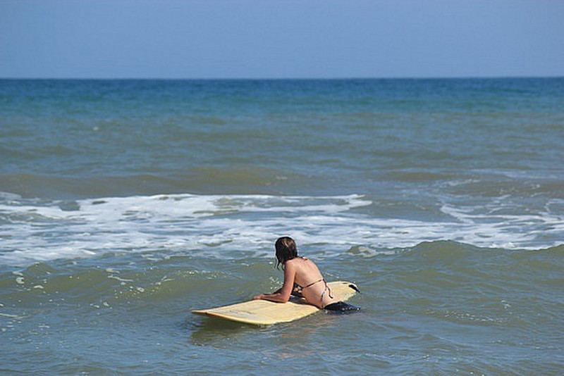 Anna Surfing