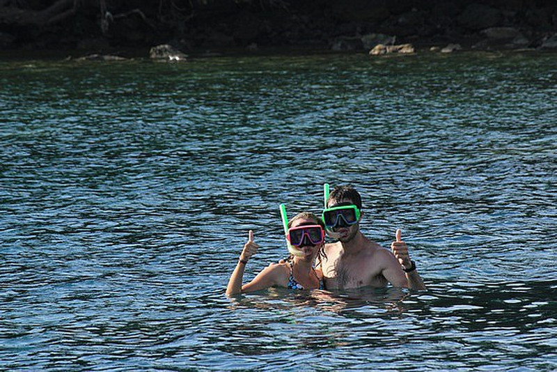 Anna And I Snorkeling