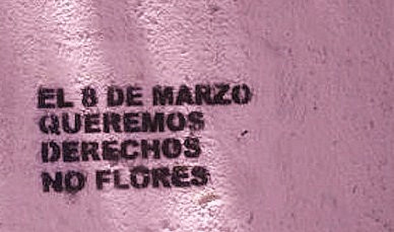 &quot;On 8th March we want rights, not flowers&quot;
