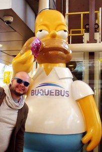 Meeting Homer at the Buquebus terminal