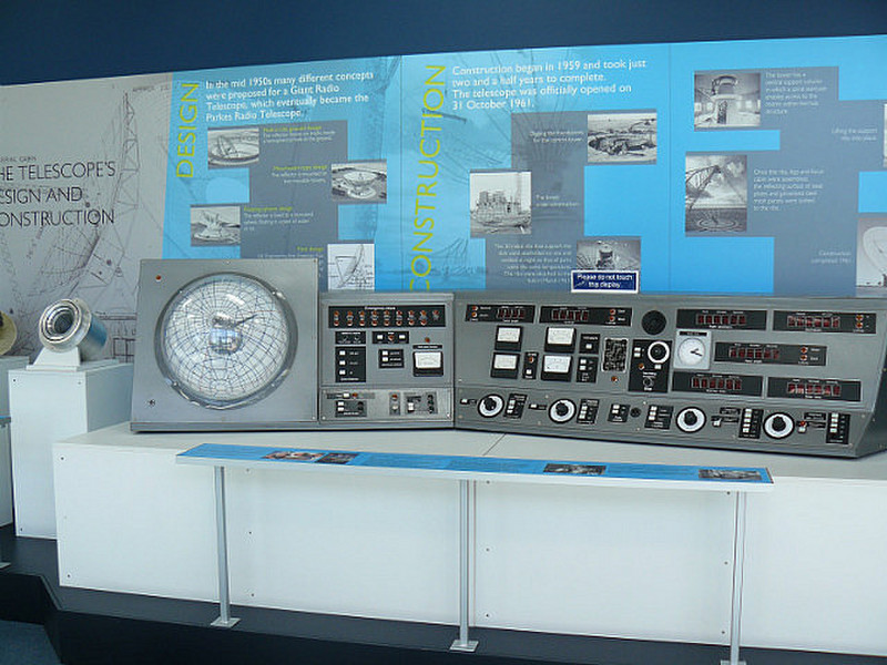 A model of the controls to work the Telescope