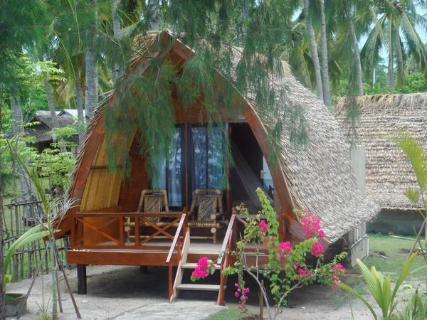 Beach hut in Indonesia
