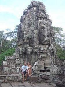 Posing at Angkor Wat - Cambodia