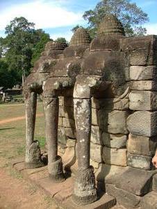Elephants Angkor Wat