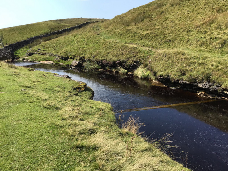 Downstream at Ling Gill. Built to assist local lobster breeding.