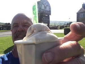 Always time for a Wensleydale ice cream.
