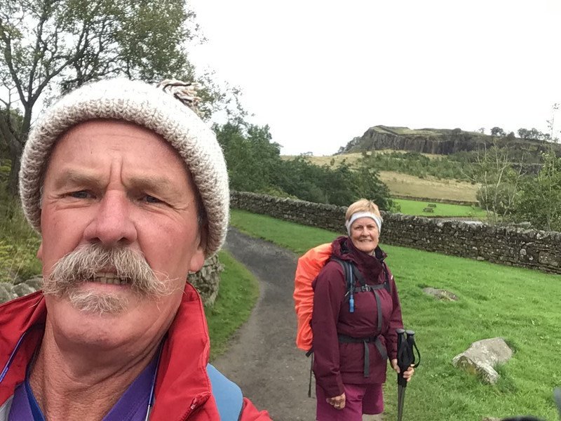 We’re off. The Pennine Way and Hadrian’s Wall Walk share the trail for a while.