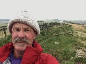 Hadrian’s Wall East of trig point and me.