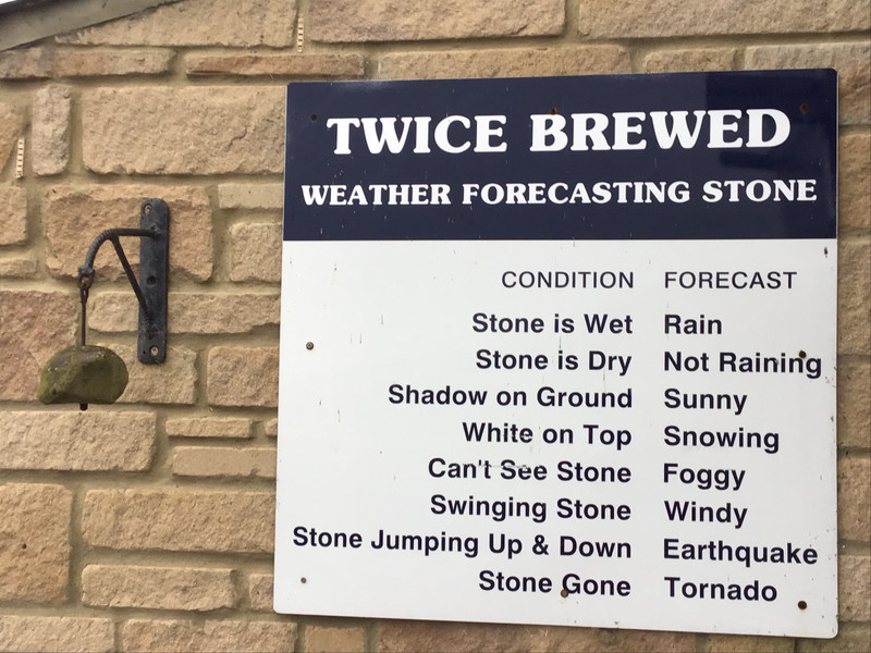They have their own forecasting station.