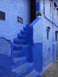 No Lee in Chefchaouen, the Blue City.