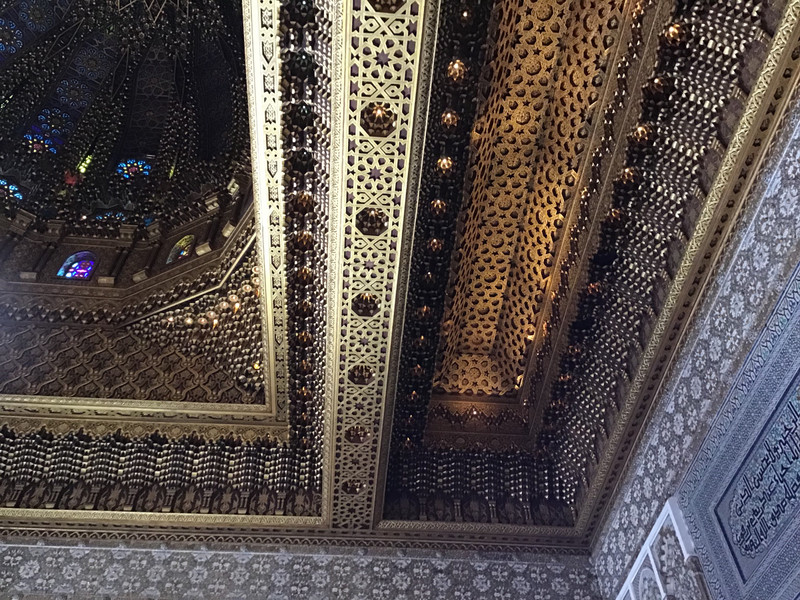 The ceiling of the Mausoleum.