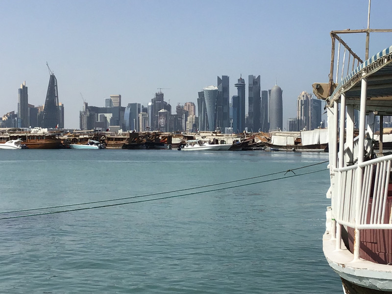 Across to the DECC, the Doha Economic City Centre.