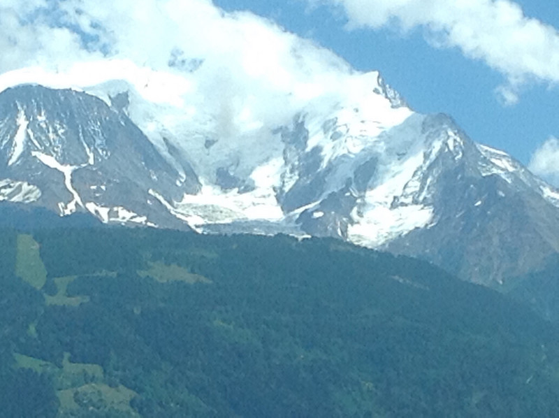Mt Blanc (it's there of you know what to look for)