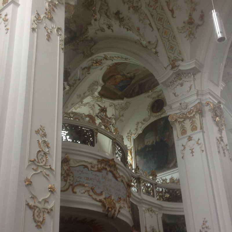 Small section of big church. Andechs.