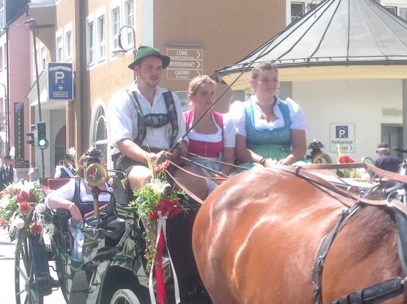 Small section of BIG Bavarian parade.