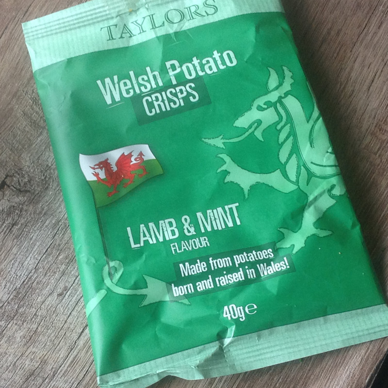 Does it get any better than 'Lamb & Mint' potato chips?