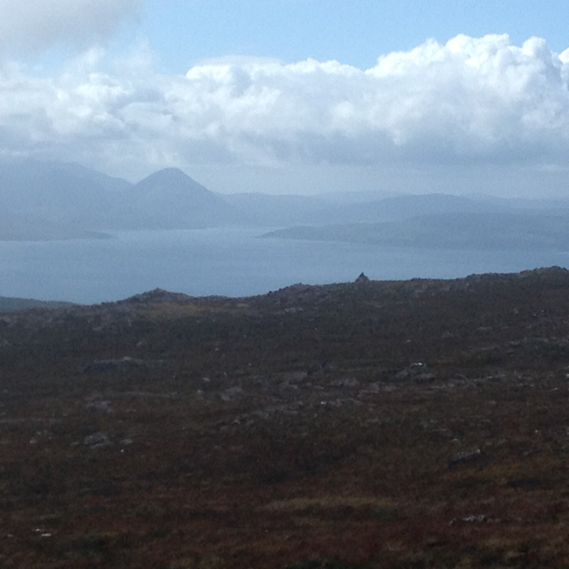 Looking bac from Applewood to Skye. Both lovely places.