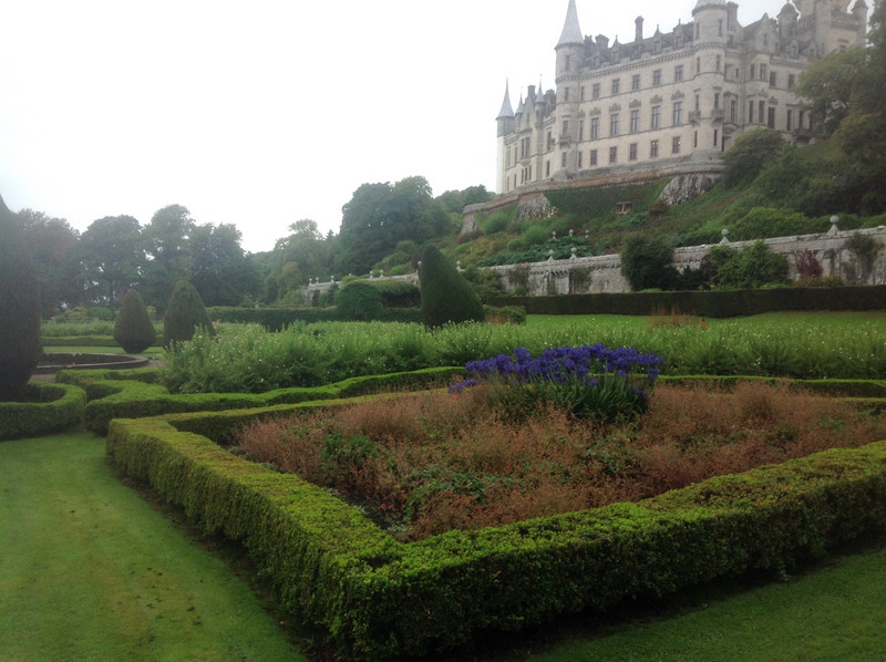 Dunrobin from the gardens.