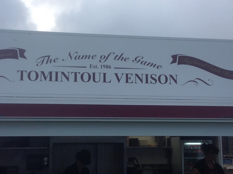 A burger stall specialising in venison. How good is that?