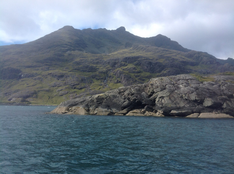 More of the Cuillin Range Skye and seal rocks.