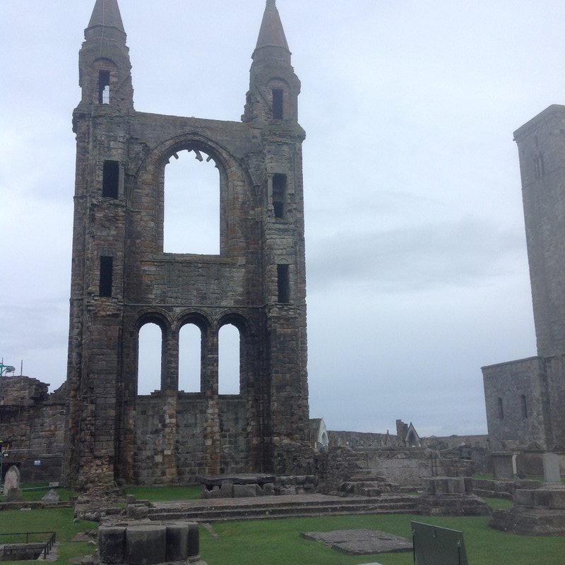 St Andrews Catherdral ruins.