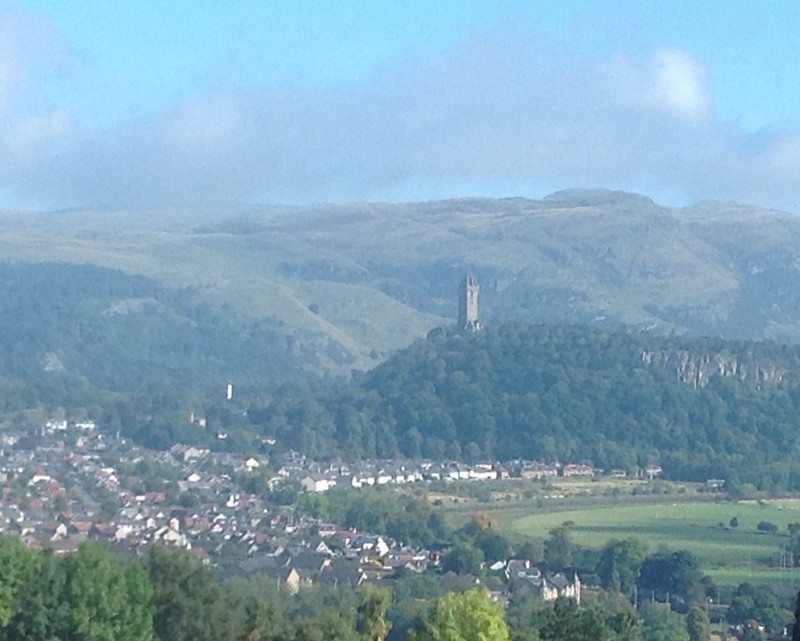 From Stirling Castle to William Wallace Monument.