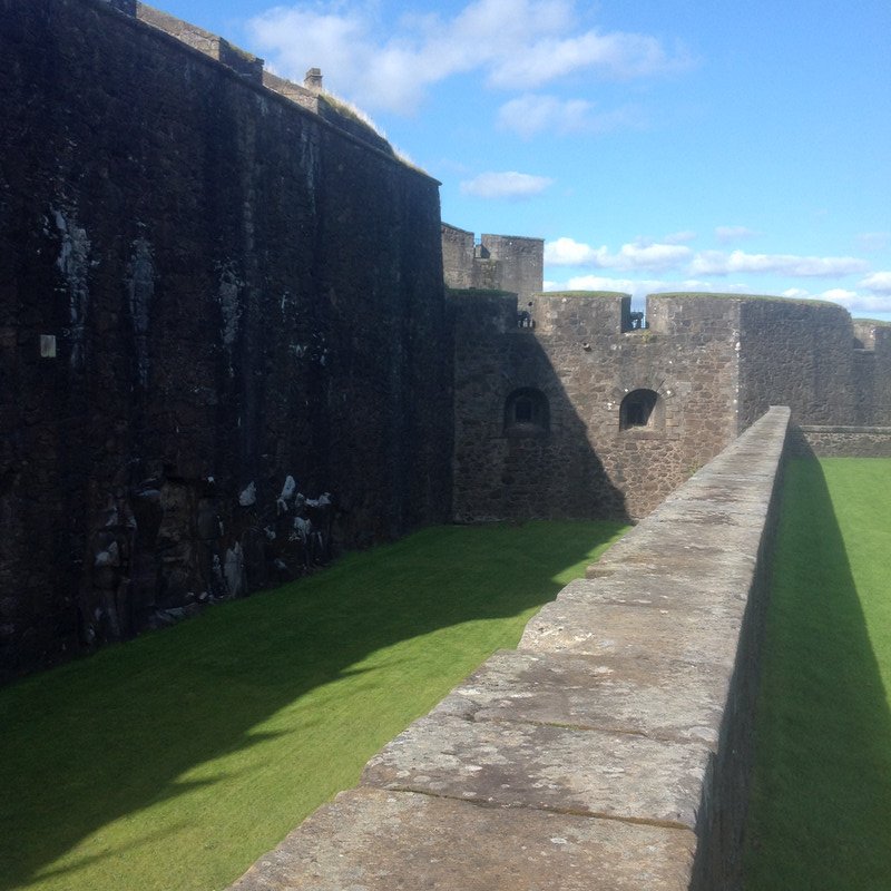 The outer walls of Stirling Castle.