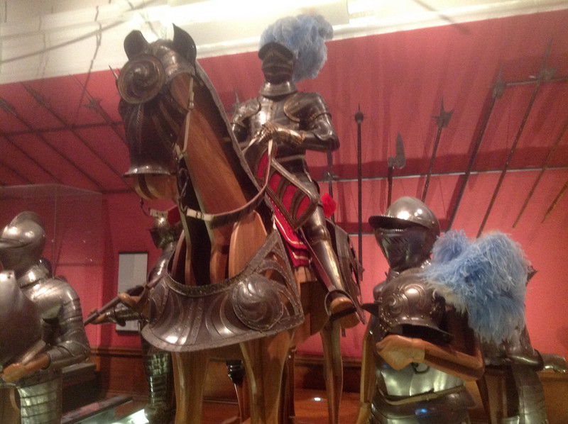 Very impressive knight gear.