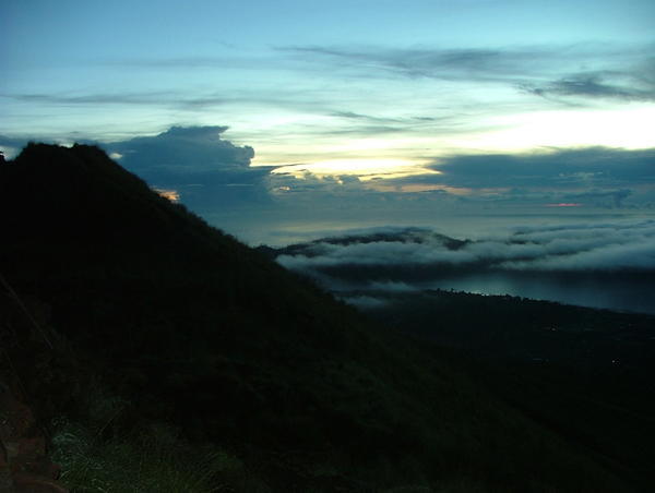 dawn on Batur