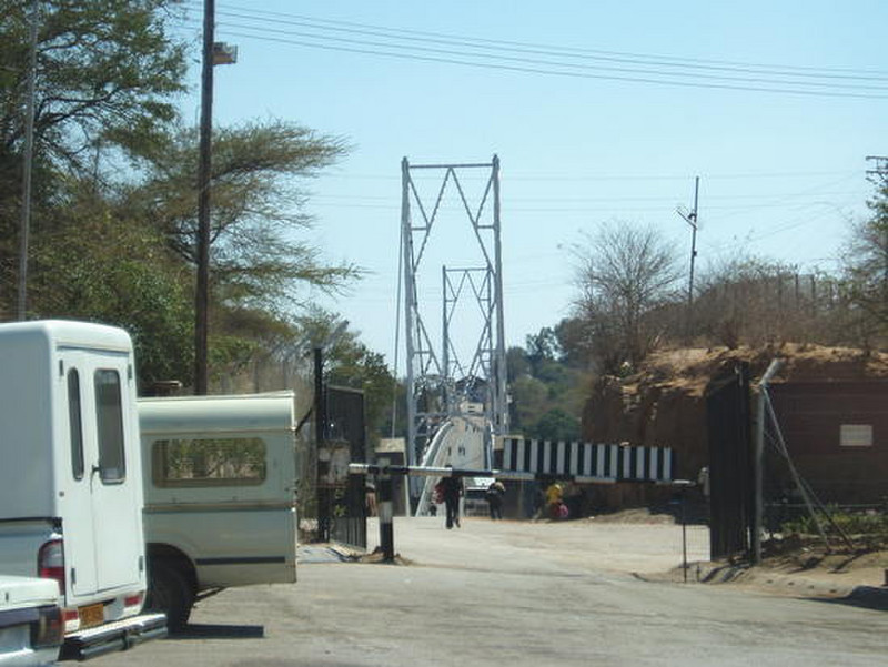 Crossing into Zambia