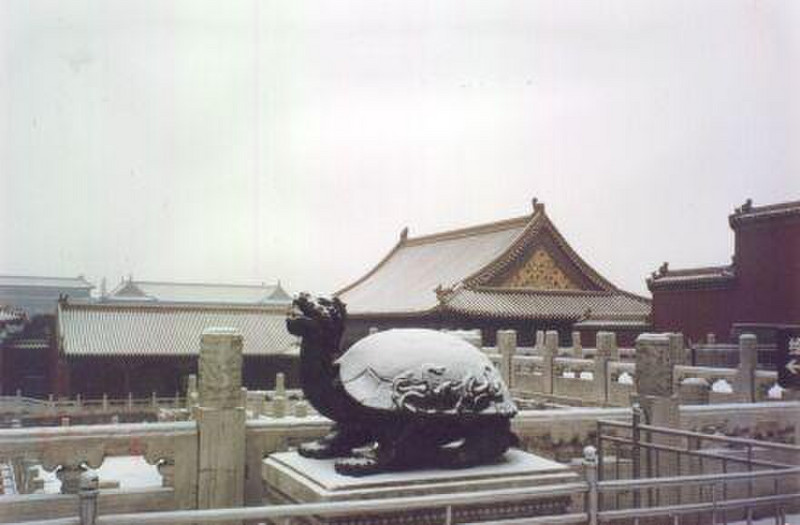 Forbidden City in the snow