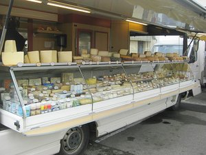 The &#39;fromage&#39; cheese vendor