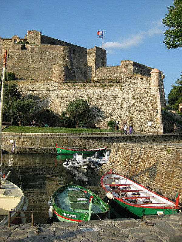 The fortress in Collioure
