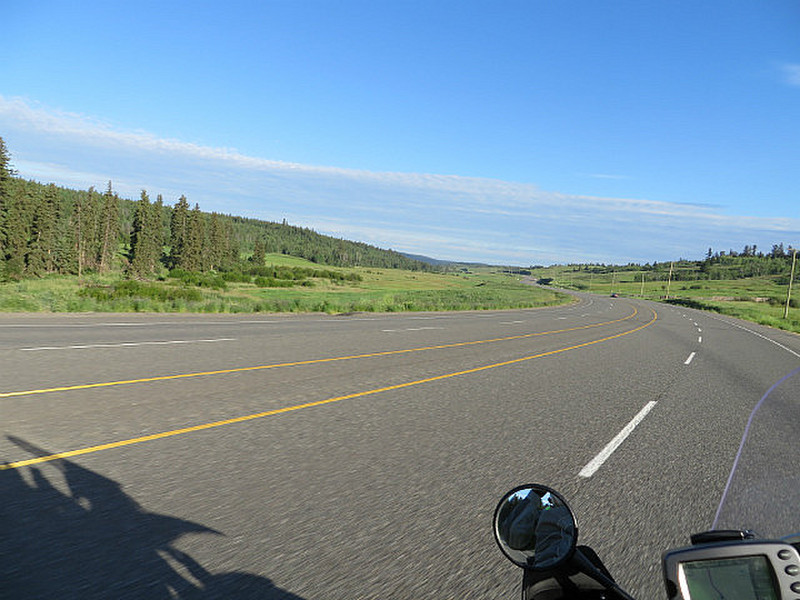 North on the Cariboo Hwy