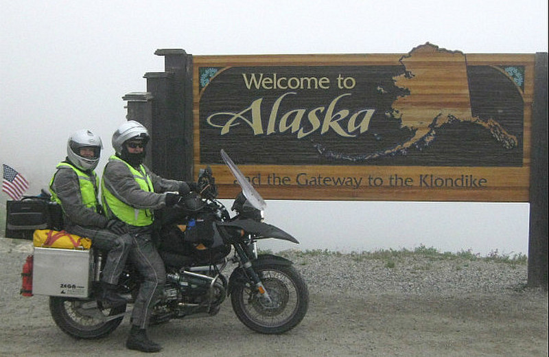 A cloudy arrival in Alaska