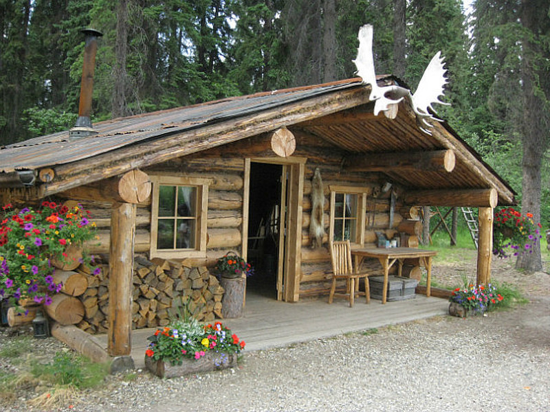 Trappers cabin at Chena Village