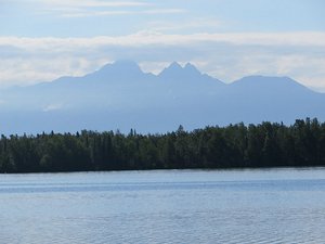 Just some of the moutains surrouding Wasilla 