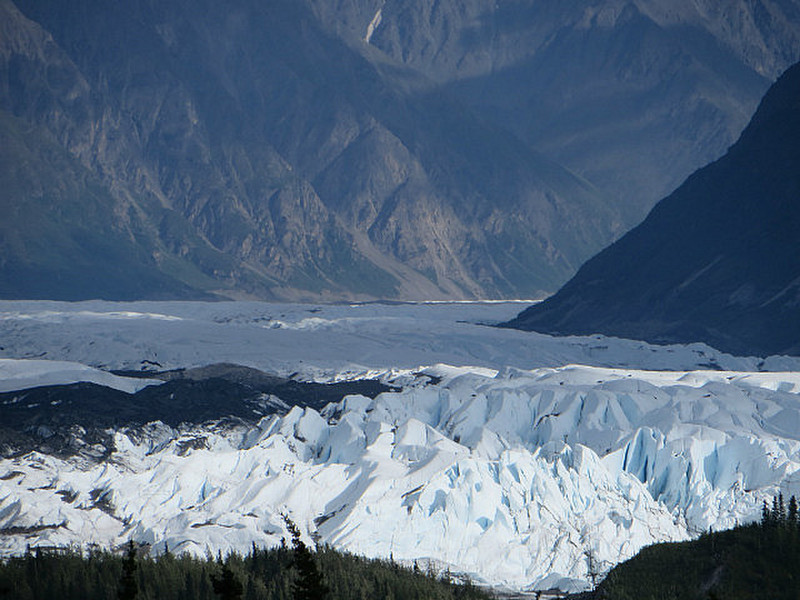 The glacier closeup