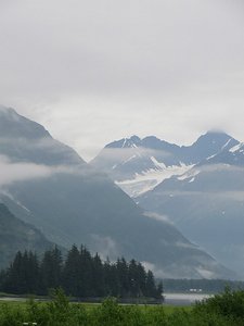 Valdez Glacier after the rains