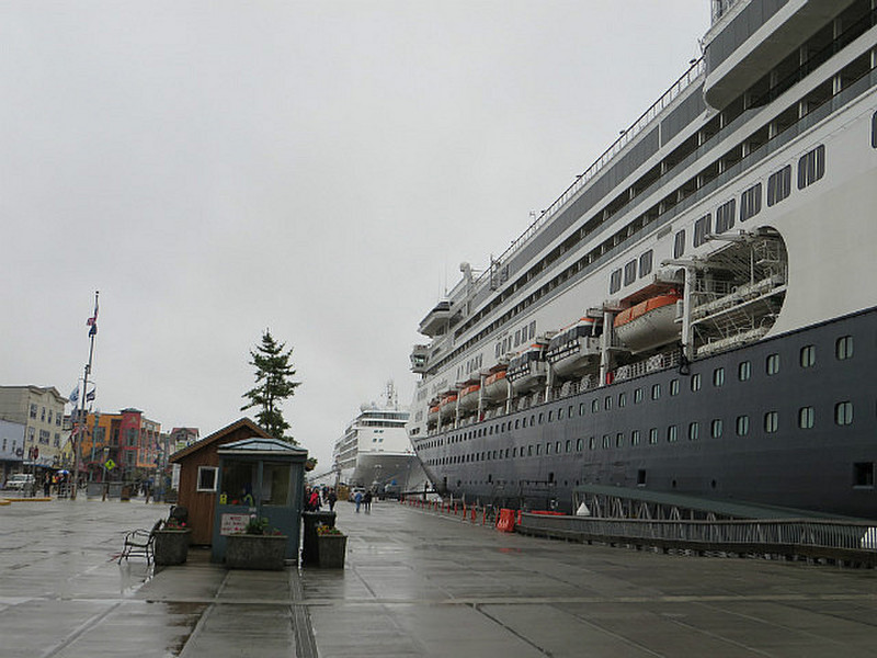 Cruise ships in downtown Ketchikan