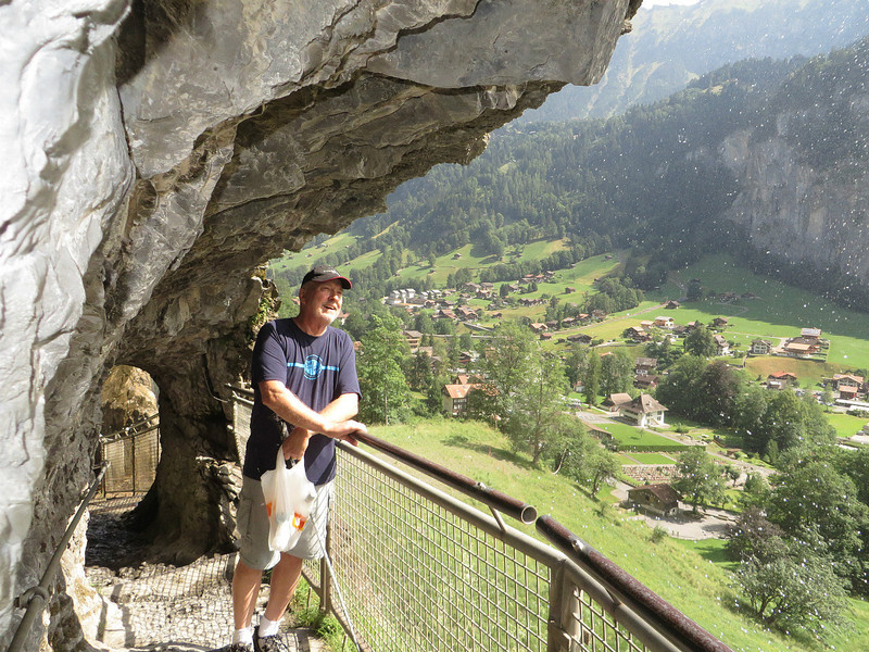 A hike up to the waterfall above Lauterbrunnen