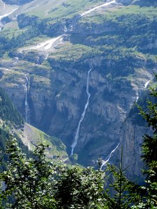 Waterfalls below Jungfrau
