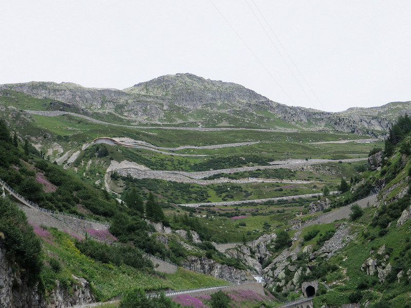 The amazing road up to Grimsel Pass