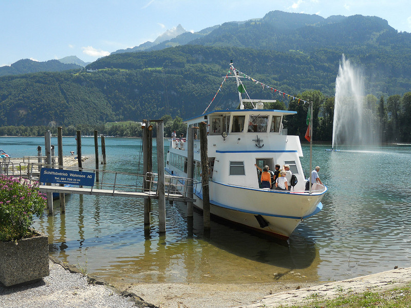 Our lunch stop at  Walensee