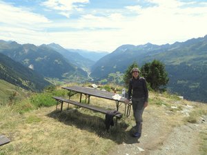 Our panorama lunch spot near Gotthard