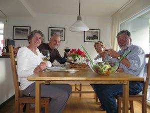 A toast at our Andermatt home