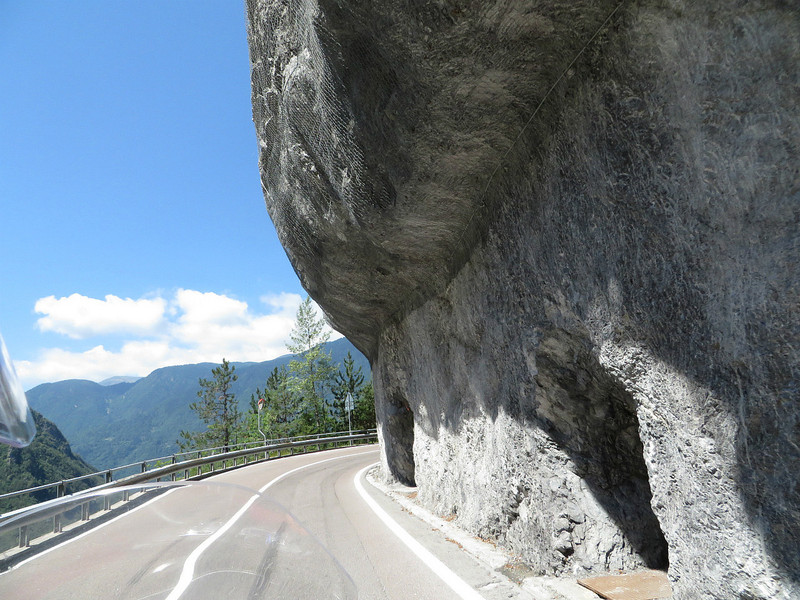 The road to Riva del Garda, Italy
